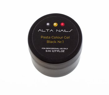 ALTA NAILS Pasta Colour Gel Black Nr. 1, 5ml