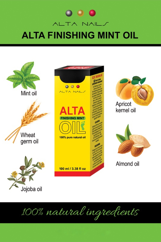 ALTA finishing Mint oil 100 ml (100% pure natural oil) mit spaypomp