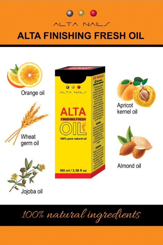 ALTA finishing Fresh Orange oil 100 ml (100% pure natural oil) mit spaypomp