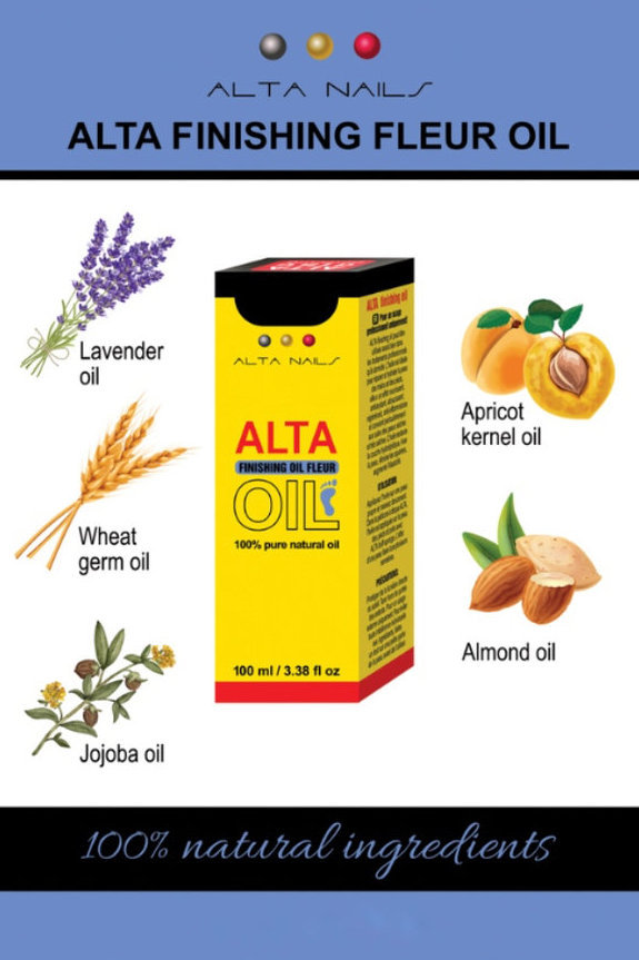 ALTA finishing Fleur oil 100 ml (100% pure natural oil) mit spaypomp